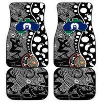 Torest Trait Islands Map Mix Aboriginal Pattern Car Mats - Wonder Print Shop
