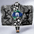 Torest Trait Islands Map Mix Aboriginal Pattern Hooded Blanket