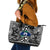 Torest Trait Islands Map Mix Aboriginal Pattern Leather Tote Bag - Wonder Print Shop