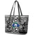 Torest Trait Islands Map Mix Aboriginal Pattern Leather Tote Bag - Wonder Print Shop