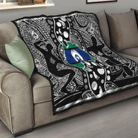 Torest Trait Islands Map Mix Aboriginal Pattern Quilt - Wonder Print Shop
