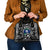 Torest Trait Islands Map Mix Aboriginal Pattern Shoulder Handbag