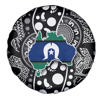Torest Trait Islands Map Mix Aboriginal Pattern Spare Tire Cover - Wonder Print Shop