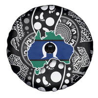 Torest Trait Islands Map Mix Aboriginal Pattern Spare Tire Cover - Wonder Print Shop