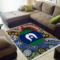 Torest Trait Islands Mix Aboriginal Pattern Area Rug - Wonder Print Shop
