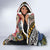 Torest Trait Islands Mix Aboriginal Pattern Hooded Blanket