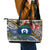 Torest Trait Islands Mix Aboriginal Pattern Leather Tote Bag - Wonder Print Shop
