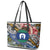 Torest Trait Islands Mix Aboriginal Pattern Leather Tote Bag - Wonder Print Shop