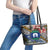 Torest Trait Islands Mix Aboriginal Pattern Leather Tote Bag - Wonder Print Shop
