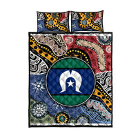 Torest Trait Islands Mix Aboriginal Pattern Quilt Bed Set - Wonder Print Shop
