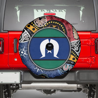 Torest Trait Islands Mix Aboriginal Pattern Spare Tire Cover - Wonder Print Shop