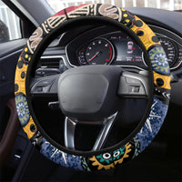 Torest Trait Islands Mix Aboriginal Pattern Steering Wheel Cover - Wonder Print Shop