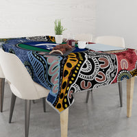 Torest Trait Islands Mix Aboriginal Pattern Tablecloth - Wonder Print Shop