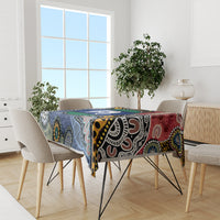 Torest Trait Islands Mix Aboriginal Pattern Tablecloth - Wonder Print Shop