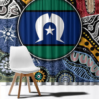Torest Trait Islands Mix Aboriginal Pattern Window Curtain - Wonder Print Shop