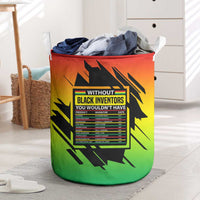 Without Black Inventors Educational List Laundry Basket Black History Month African