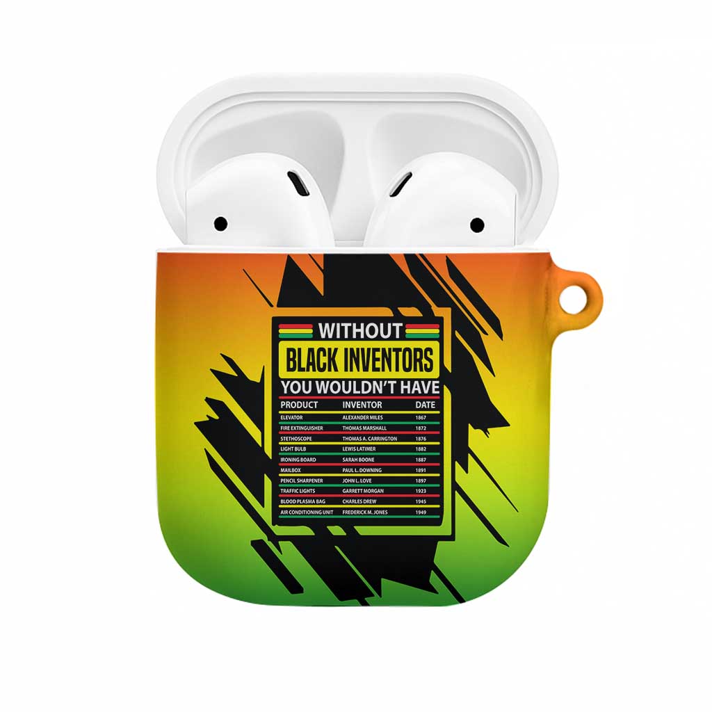 Without Black Inventors Educational List AirPods Case Black History Month African