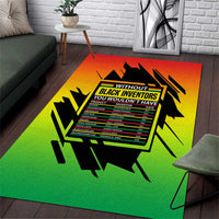 Without Black Inventors Educational List Area Rug Black History Month African