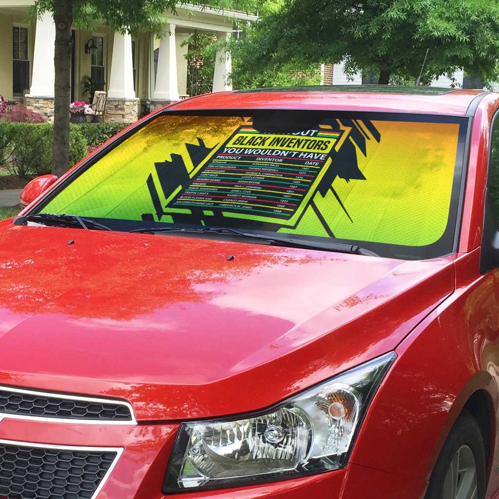 Without Black Inventors Educational List Auto Sun Shade Black History Month African
