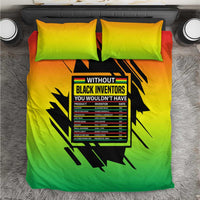 Without Black Inventors Educational List Bedding Set Black History Month African