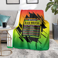 Without Black Inventors Educational List Blanket Black History Month African