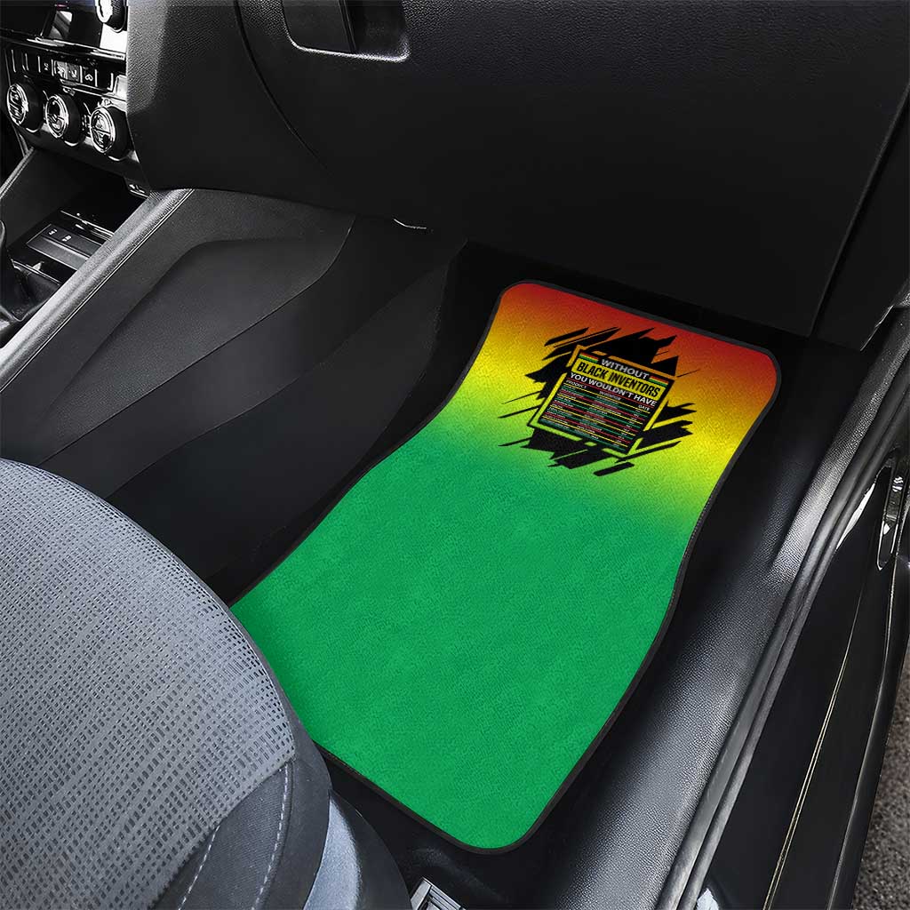 Without Black Inventors Educational List Car Mats Black History Month African