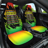 Without Black Inventors Educational List Car Seat Cover Black History Month African