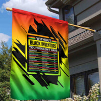 Without Black Inventors Educational List Garden Flag Black History Month African