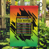 Without Black Inventors Educational List Garden Flag Black History Month African