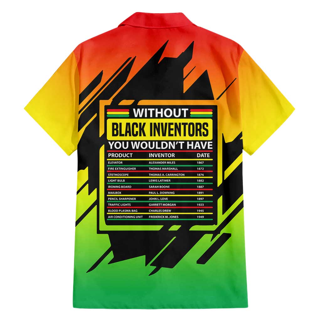 Without Black Inventors Educational List Hawaiian Shirt Black History Month African
