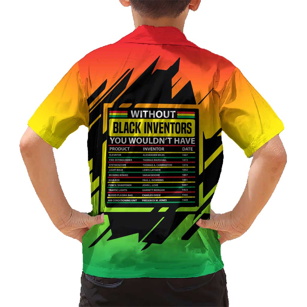 Without Black Inventors Educational List Hawaiian Shirt Black History Month African