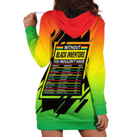 Without Black Inventors Educational List Hoodie Dress Black History Month African