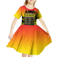 Without Black Inventors Educational List Kid Short Sleeve Dress Black History Month African