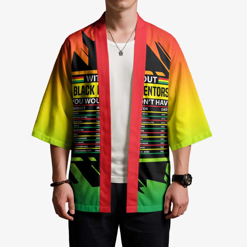 Without Black Inventors Educational List Kimono Black History Month African