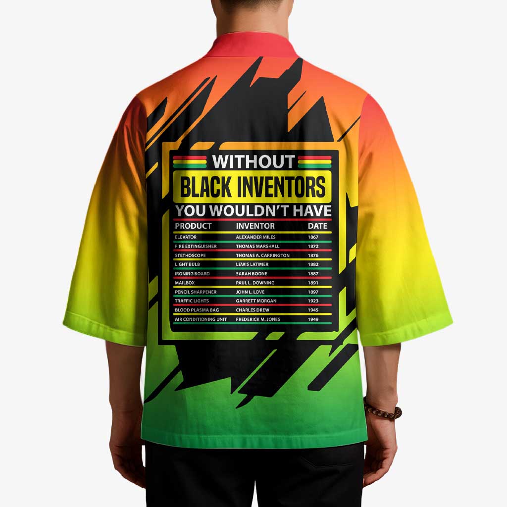 Without Black Inventors Educational List Kimono Black History Month African