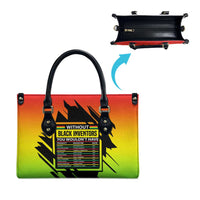 Without Black Inventors Educational List Leather Bag Black History Month African