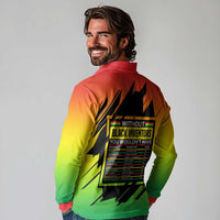 Without Black Inventors Educational List Long Sleeve Polo Shirt Black History Month African