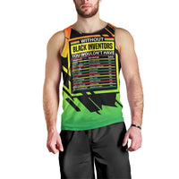 Without Black Inventors Educational List Men Tank Top Black History Month African