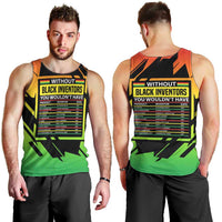 Without Black Inventors Educational List Men Tank Top Black History Month African