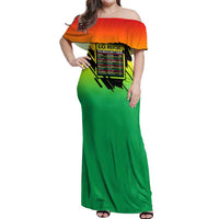 Without Black Inventors Educational List Off Shoulder Maxi Dress Black History Month African