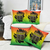 Without Black Inventors Educational List Pillow Cover Black History Month African