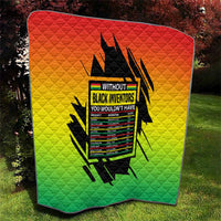 Without Black Inventors Educational List Quilt Black History Month African