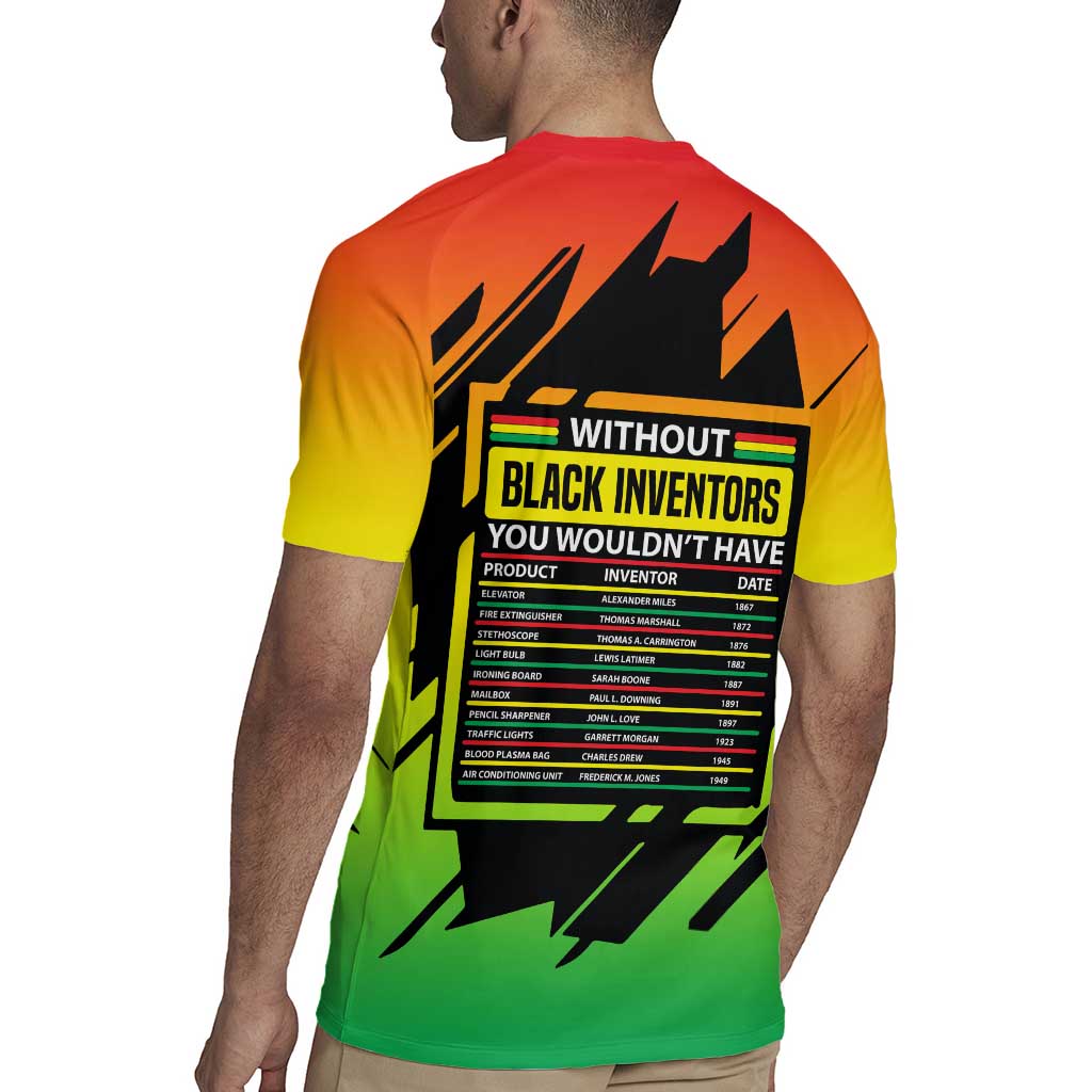 Without Black Inventors Educational List Rugby Jersey Black History Month African