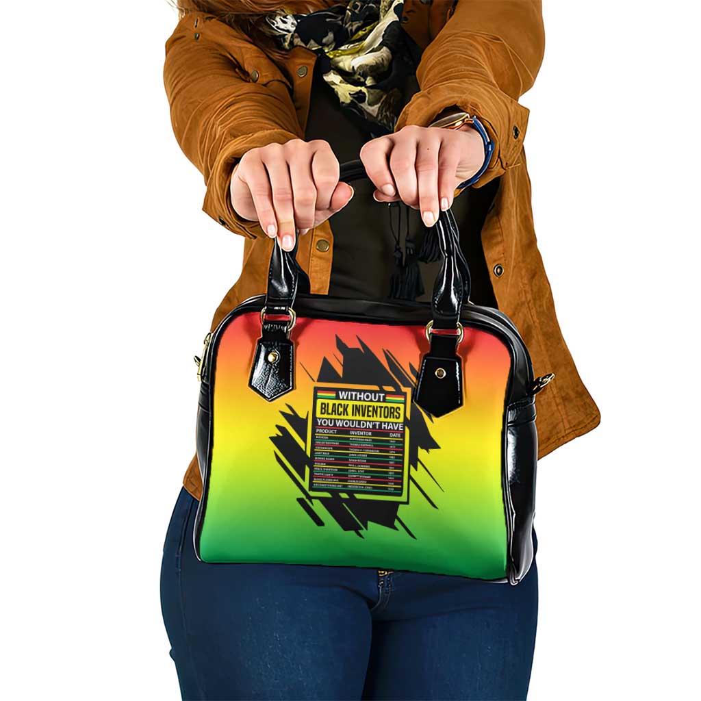 Without Black Inventors Educational List Shoulder Handbag Black History Month African