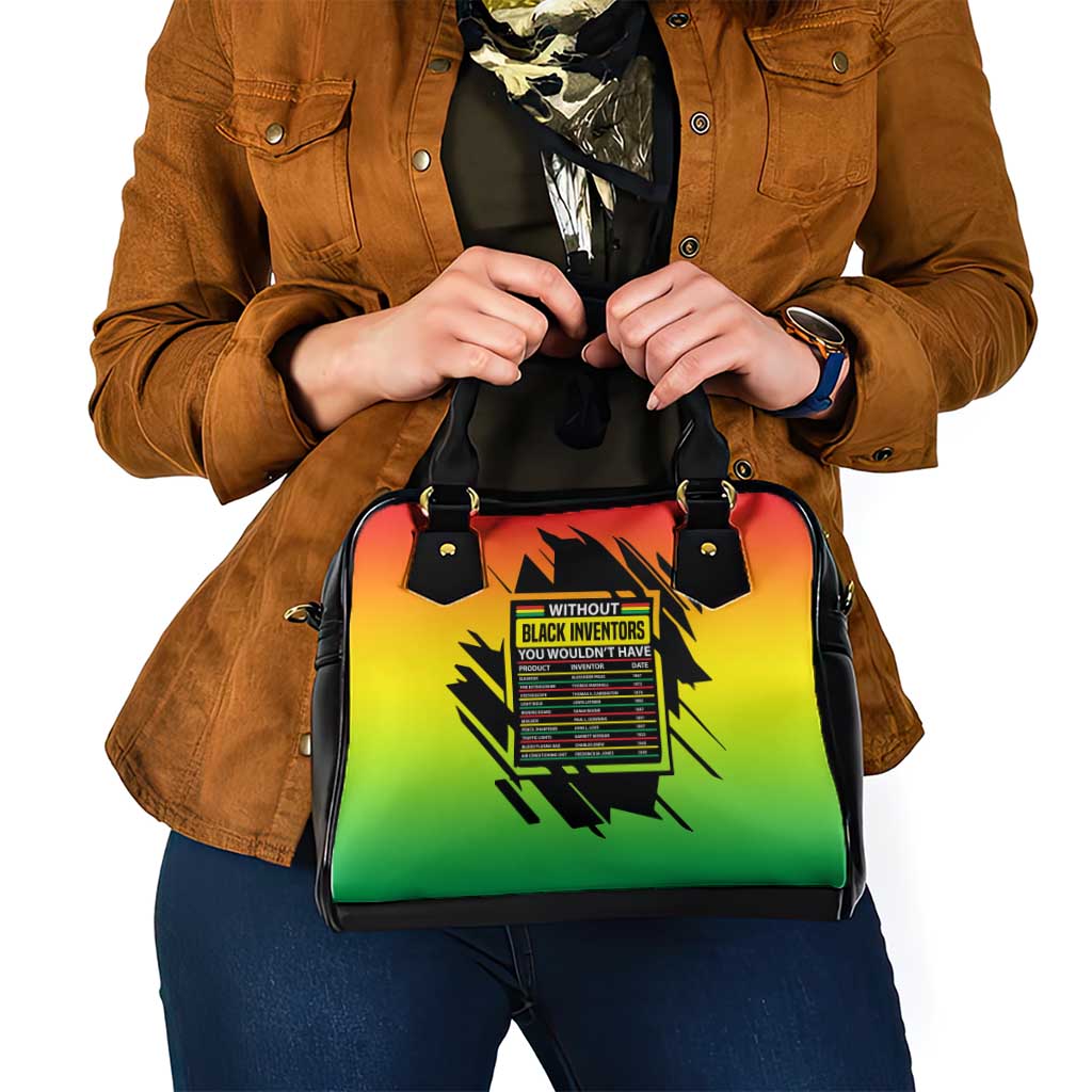 Without Black Inventors Educational List Shoulder Handbag Black History Month African