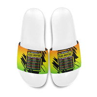 Without Black Inventors Educational List Slide Sandals Black History Month African