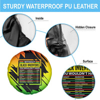 Without Black Inventors Educational List Spare Tire Cover Black History Month African