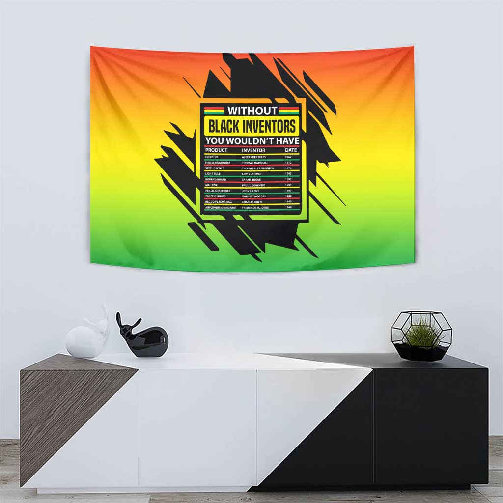 Without Black Inventors Educational List Tapestry Black History Month African