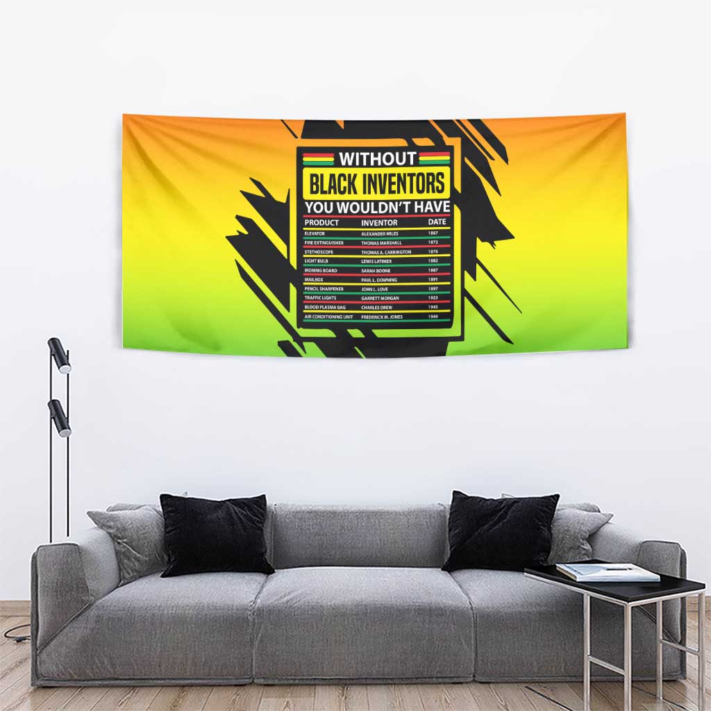 Without Black Inventors Educational List Tapestry Black History Month African