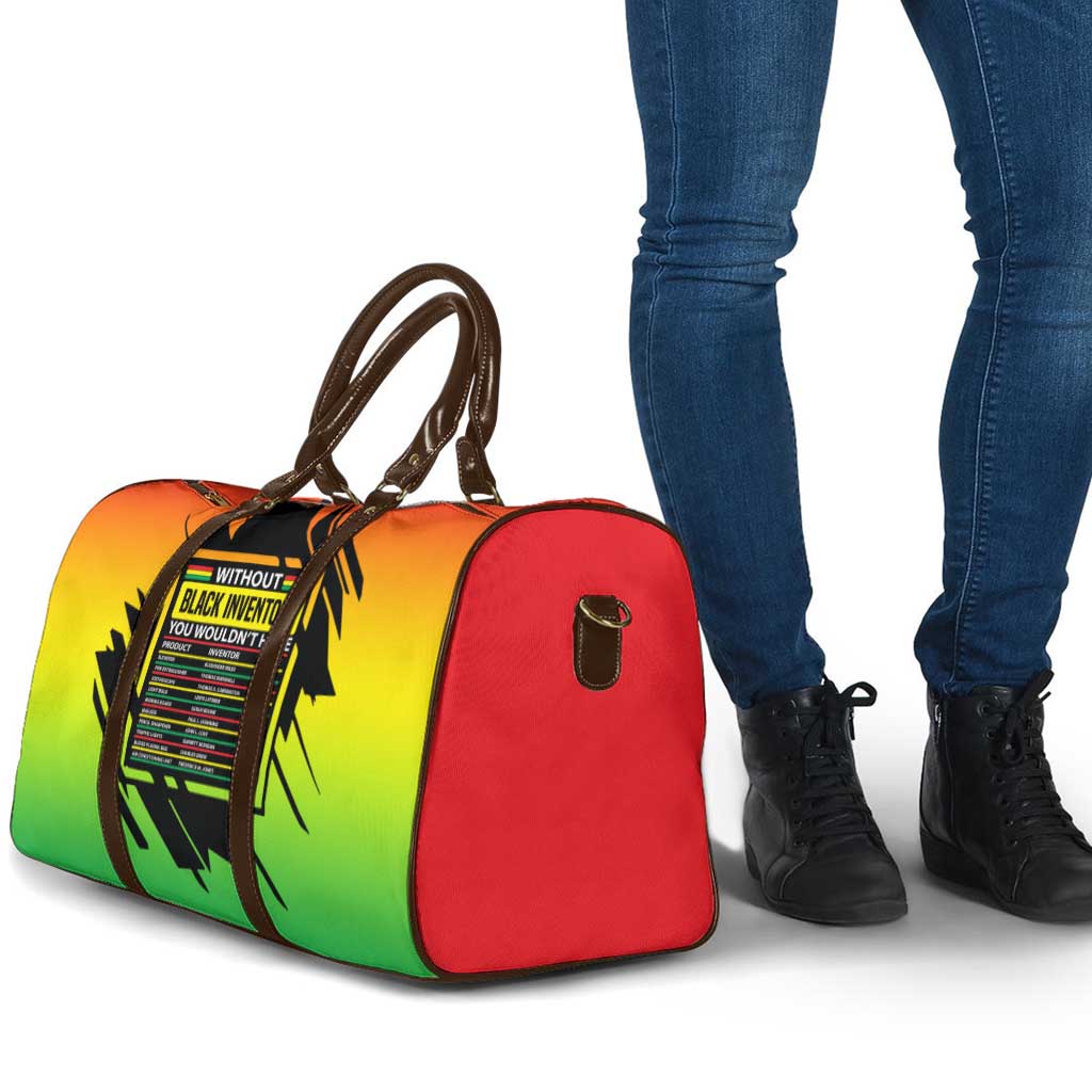 Without Black Inventors Educational List Travel Bag Black History Month African